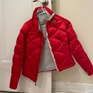 Red North Face winter coat size XS. Barely worn.